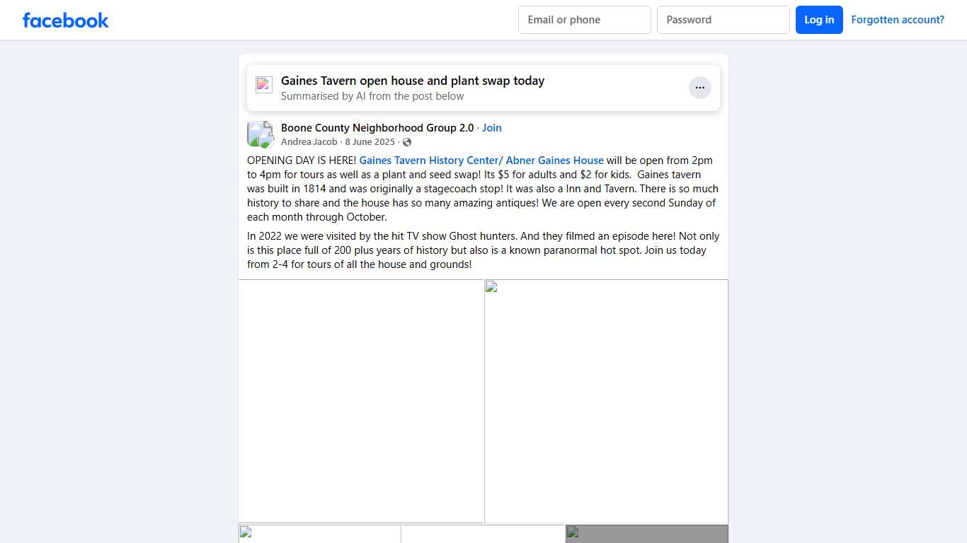 Boone County Neighborhood Group 2.0 | OPENING DAY IS HERE | Facebook